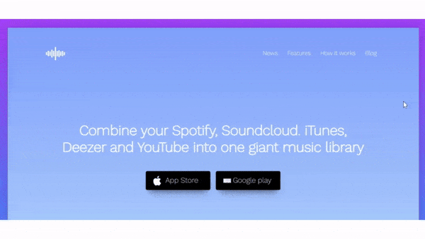 Create Music Streaming App Landing Page HTML & CSS Tutorial.gif